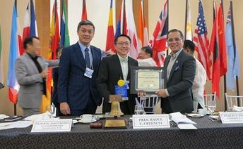 President Raoul C. Creencia presented the Certificates of Appreciation to STAR Rotarians Rowel Janson S. Ong and Jason Romeo C. Valderrama