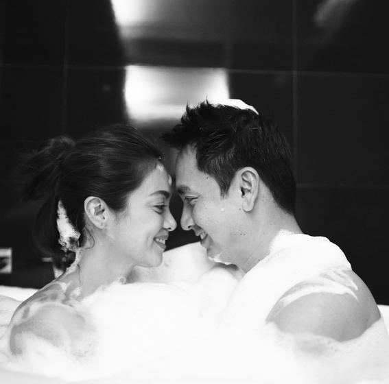 In the quiet closeness where words fall away, love lingers — soft, playful, and deeply at ease. Two smiles, one shared breath, and a thousand unspoken promises floating gently between them.